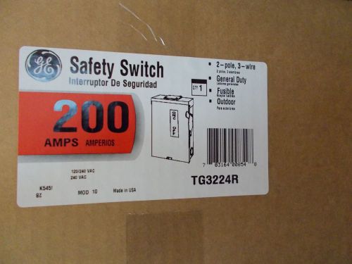 general electric TG3324R 200A 240V outdoor fusible disc