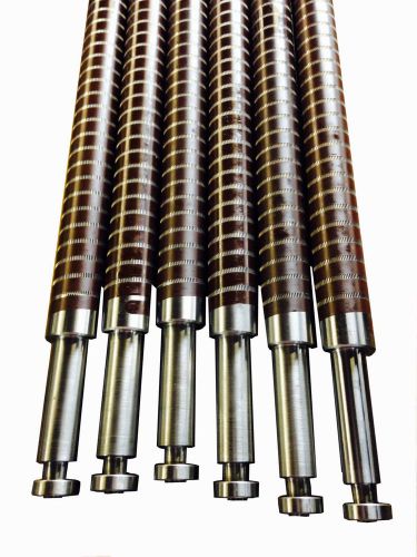 MBO B20 Folder Rollers, 21 5/8&#034; face length, set of 6