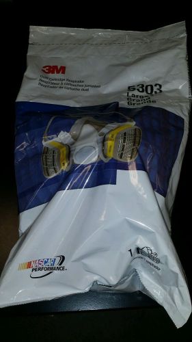 3M 5303 Dual Cartridge Respirator Vapor/Acid Gas Assembly Large