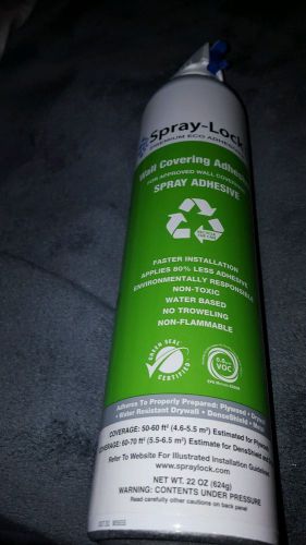 SPRAY LOCK 22oz WALL COVERING SPRAY ADHESIVE New In Box