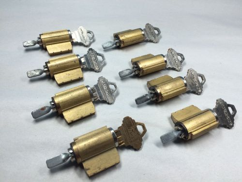 Cal-royal set of 8 kik kil cylinders 26d chrome &#034;sc1&#034; twisted tailpiece for sale