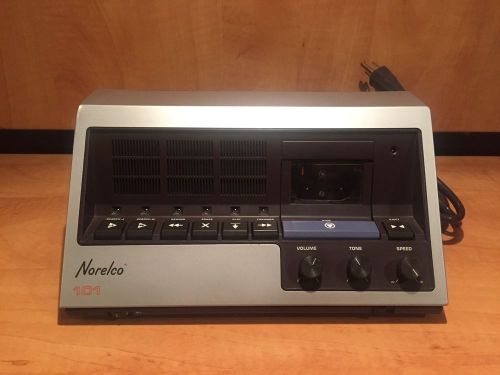 Vtg Norelco System 101 Minicassette Transcriber Dictaphone