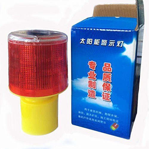 Solar powered emergency led strobe warning light waterproof wireless solar light for sale