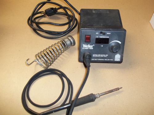 WELLER EC4001 ESD POWER UNIT WITH  SOLDERING IRON