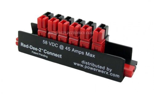 PS-6AA - Red-Dee-2 In Line 6-Way Powerpole Splitter