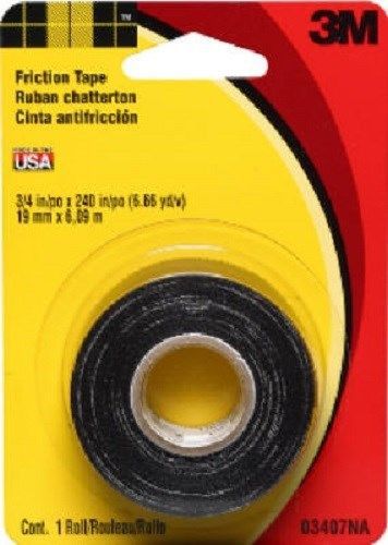 3M, 6 Pack, Scotch, .75&#034; x 240&#034;, Medium Grade, Friction Tape