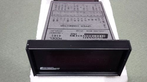 NEW CINCINNATI ELECTROSYSTEM 4161 7- SEGMENT DISPLAY -- 0% VAT INVOICE --