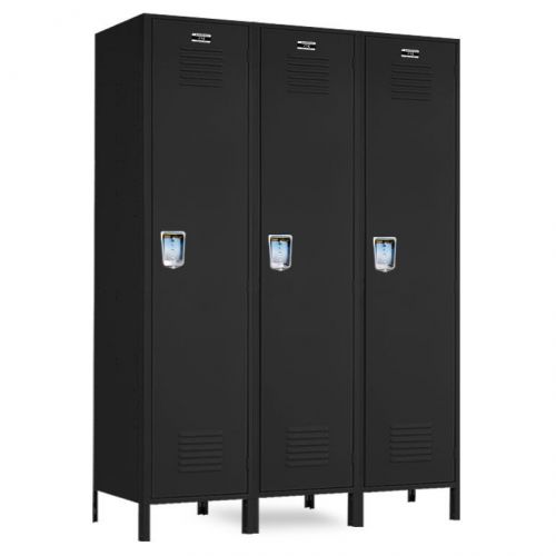 Metal school lockers w/3 openings a set 36&#034;w x 15&#034;d x 72&#034;h w/free shipping!!! for sale