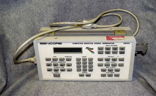 Sencore Video Pixpak Computer Monitor Signal Generator CM125