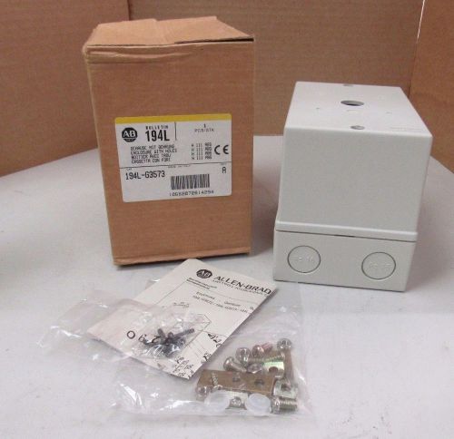 ALLEN BRADLEY THERMOPLASTIC ENCLOSURE 194L-G3573 194L G3573 SERIES A