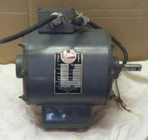 ATLAS LATHE ELECTRIC MOTOR 1/2 HP 5/8&#034; shaft, Great Condition, 30 day Warrenty
