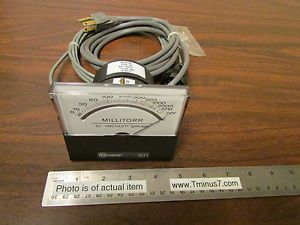 Varian tc 801 vacuum gauge millitorr panel mount new for sale