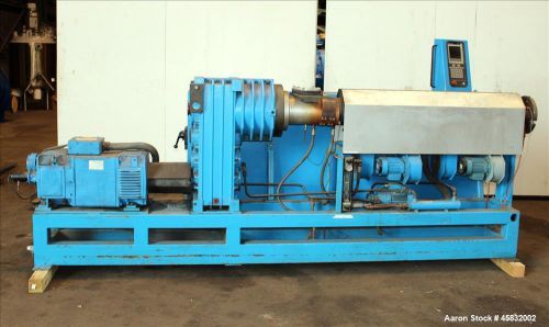 Used- Cincinnati Milacron Model CMS60-28GR Single Screw Extruder, 60mm. 28:1 L/D