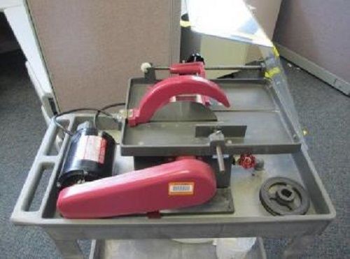 Contempo Lapidary Circular Glass Saw w/ Dayton 1/3 HP Motor