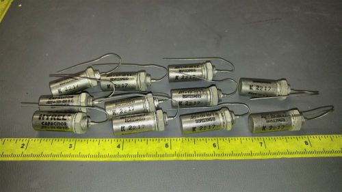 (11) NEW VINTAGE NOS SPRAGUE HYREL CAPACITORS .022 400 DC