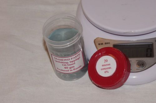 Diamond polishing and lapping paste 20.0 micron 40 gram