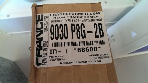 France 9030 p8g-2b outdoor type 2  neon transformer new in box! for sale
