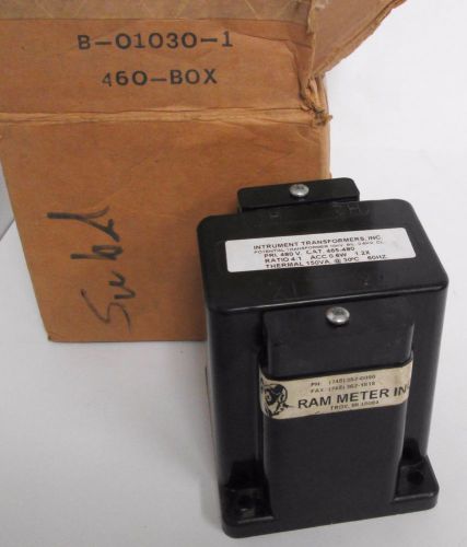 Instrument Transformers 465-480 Potential Transformer Primary 480V Ratio 4:1