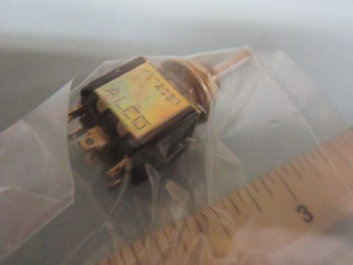 Alcoswitch mst-205p dpdt on-off-on  toggle switch, solder terminals for sale