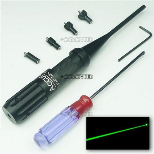 532nm Laser Beam .22 to .50 Green Dot Laser Dot Bore Sighter Boresighter