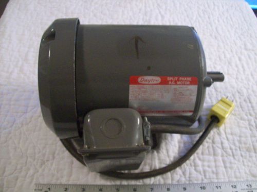 1/2 HP Dayton Split Phse AC Motor #5K618A From wood lathe 115 V 1 phase 60 cycle