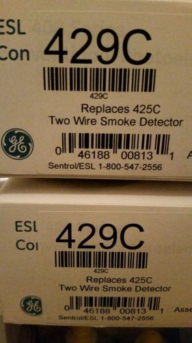 ESL 400 Series 429 C Photoelectric Smoke Detector New Sealed Lot of 2