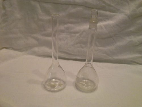 1 Kamax, 1 Pyrex 100ml Volumetric Flask No. 3 &amp; No.5643