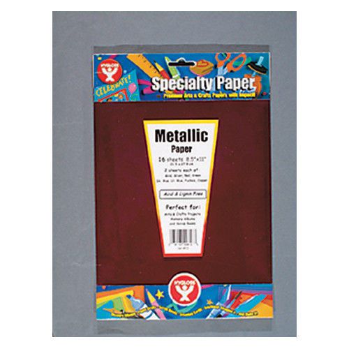 Hygloss Products Inc Metallic Paper 10pk Asst Colors