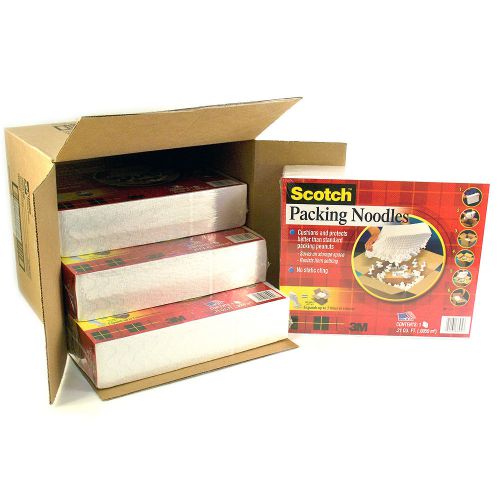 Scotch 3M Packing Noodles, 4 per Case.