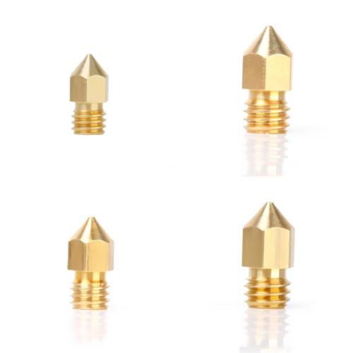 4 Sizes Copper Extruder Nozzle Print Head for Makerbot MK8 RepRap 3D Printer