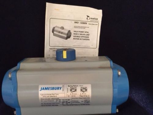 JAMESBURY VPVL250 SR4/5 B C PNEUMATIC VALVE ACTUATOR NEW W/O BOX FREE SHIPPING