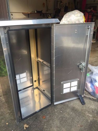 Aluminum outdoor equipment cabinet 19 in. rack ddb unltd. od-50dx for sale