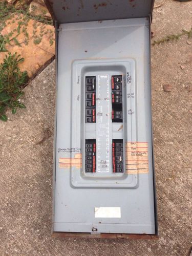 Fpe 30 space &#034;split bus&#034; stab-lok panel with breakers for sale