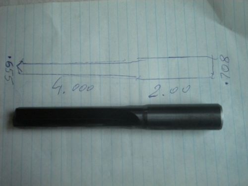 CARBIDE STRAIGHT FLUTE DRILL