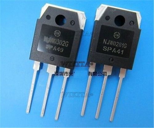 2pairs new original on njw0281g &amp; njw0302g transistors #7054492