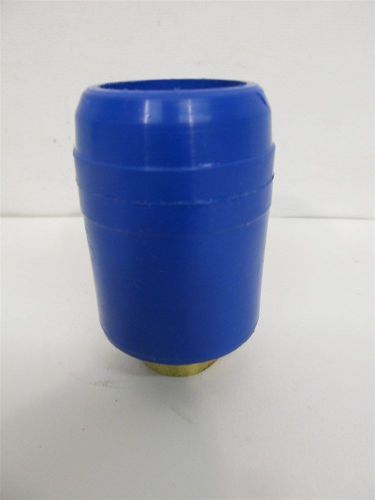 Parker 60 Series BH2-60, 1/4&#034; NPT Brass Hydraulic Coupler w/ Blue Plastic Collar