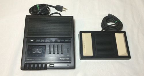 PANASONIC RR-930 MICRO CASSETTE DICTATION TRANSCRIBER &amp; RP-2692 FOOT PEDAL