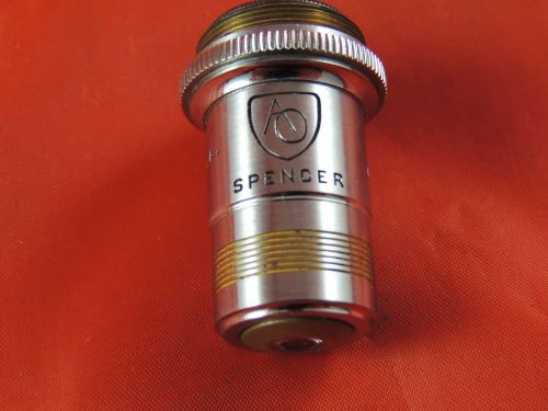 Spencer AO Cat# B32810 45 x N.A. .66 Microscope Objective