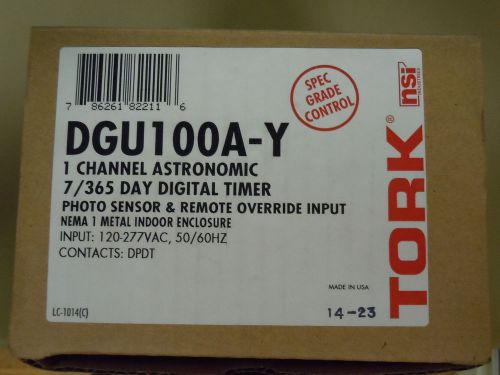 Tork- model dgu100a-y. 1 channel astronomic 7/365 day digital timer for sale