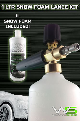 MTM Soap gun/foam/cannon kit 1/4&#034; QC. 1 ltr extreme foaming snow foam included!