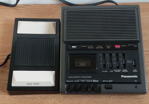 Panasonic RR-930 Microcassette Transcriber With Foot Pedal