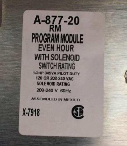 Paragon Defrost Control A-877-20 RM Program Module W/Solenoid Even Hour