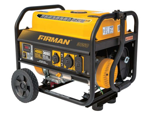 Firman P03602 Gas Powered 3650/4550 Watt Portable Generator with Wheel Kit