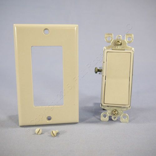 Leviton Gray Decora Rocker Wall Light Switch Single Pole 15A 120/277V 5671-GY