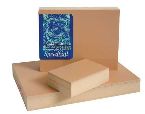 Speedball 4313 Linoleum Block 8&#034; x 10&#034; Size 0.9&#034; Height 8&#034; Width 10&#034; Length S...