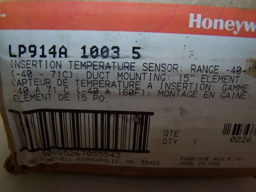 NEW HONEYWELL INSERTION TEMPERATURE SENSOR LP914A10035