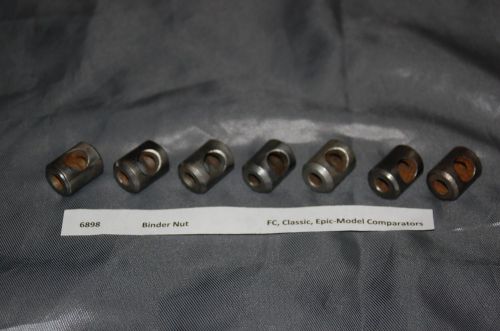 P/N 6898 Binder Nuts for Jones &amp; Lamson Manual Horizontal Travel Comparators.