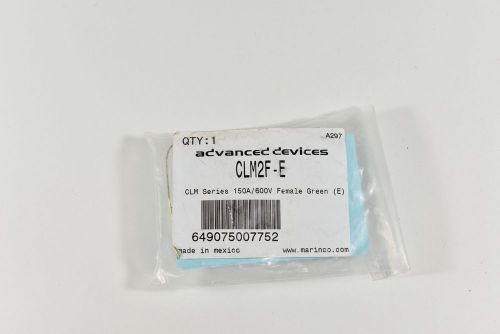 Advanced Devices CLM2F-E Marinco CLM Wire sz #2-8 Male Green Brass 150A 600Vac