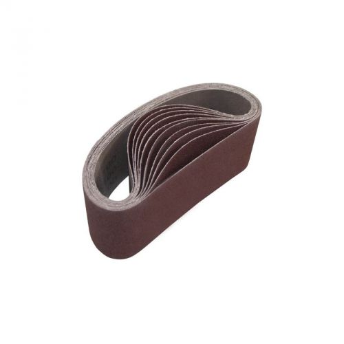 ALEKO 120 Grit Aluminum Oxide Sanding Belt 3 Inch x 21 Inch Pack Of 100