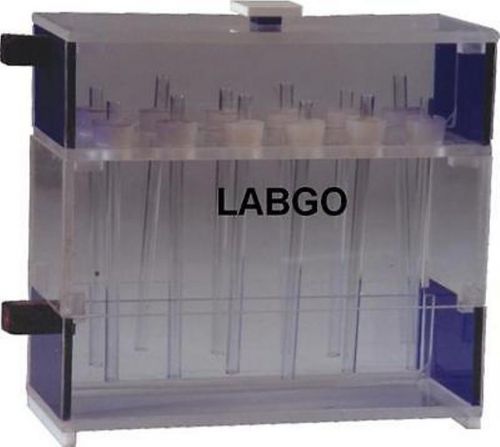 Bar gel polyacrylamide electrophoresis apparatus rectangular labgo dd11 for sale